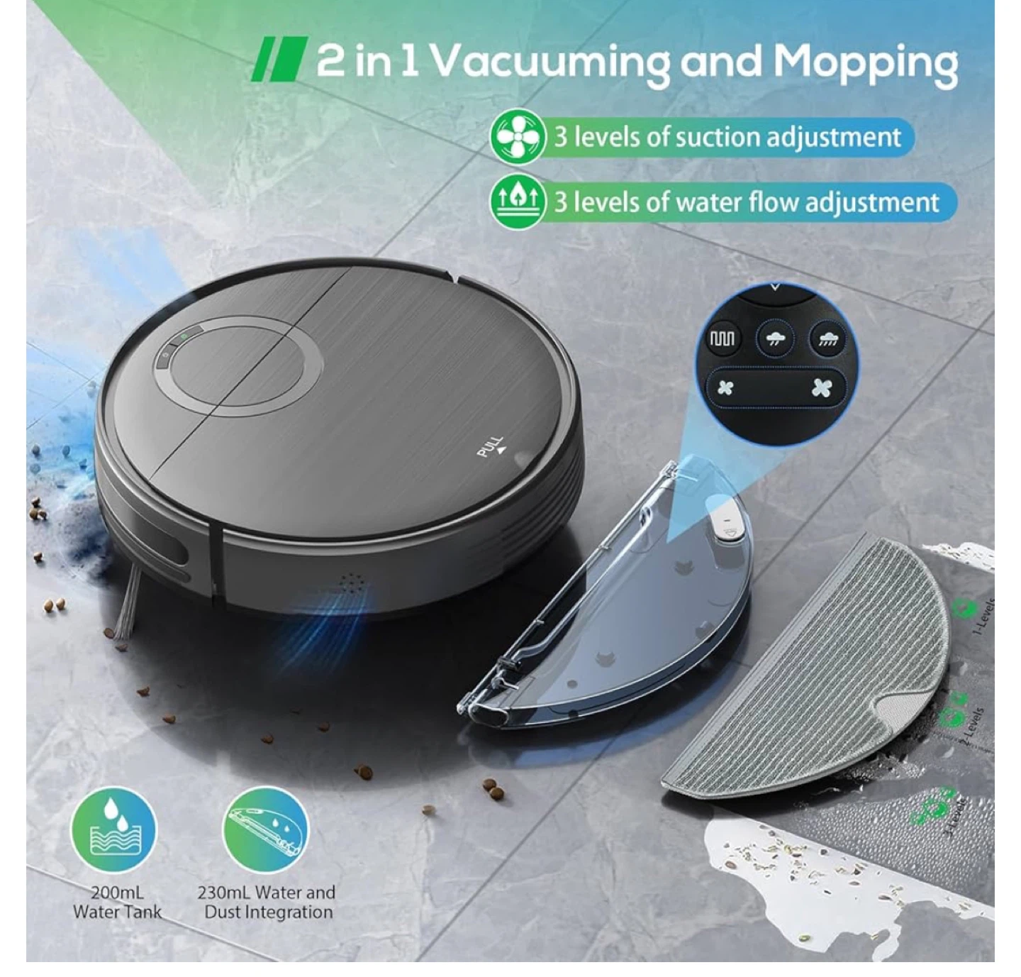 Robot vacuum and mop - photo 3