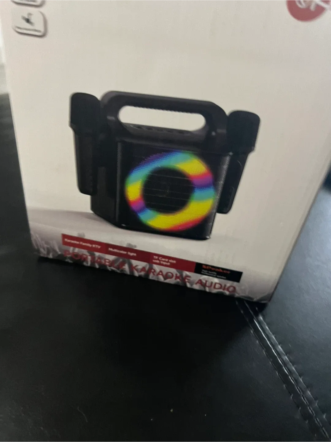 Portable Karaoke Audio System with 2 Microphones image indicator(5)