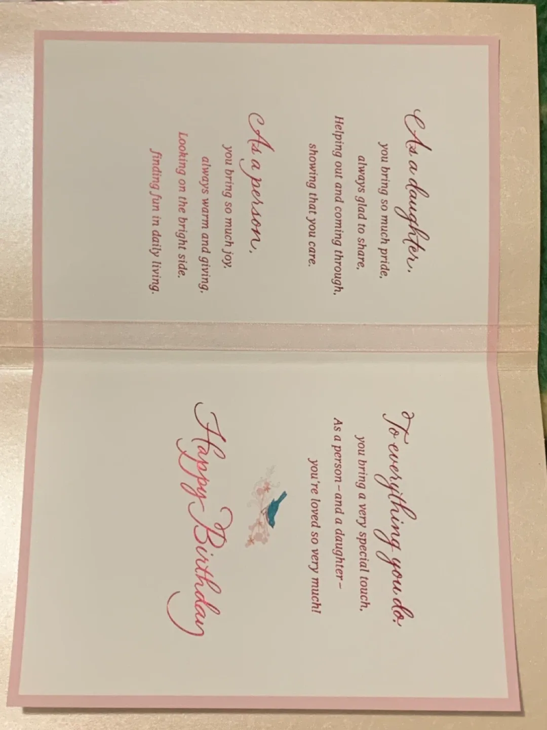 Hallmark Daughter Birthday Card image indicator(3)