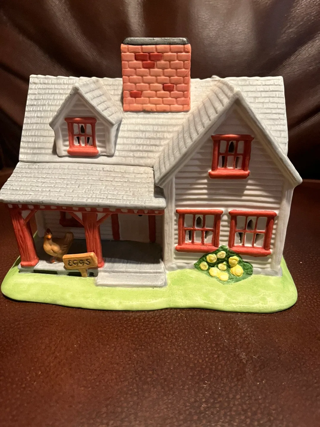 Ceramic Farmhouse with Chicken