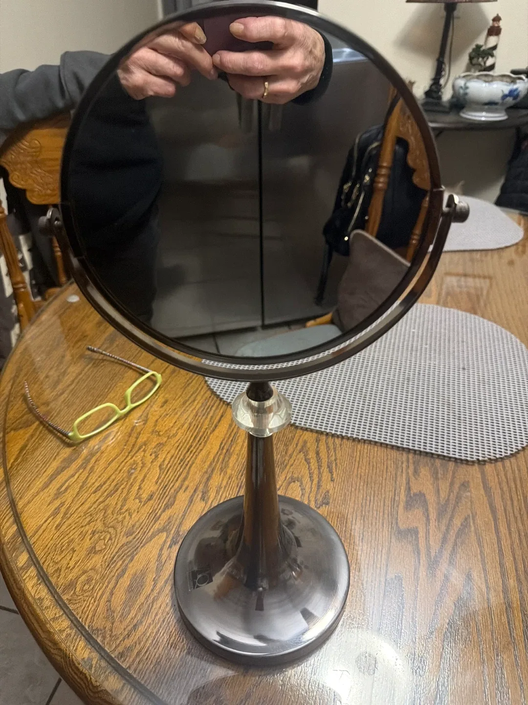 Aquatico Round Vanity Mirror