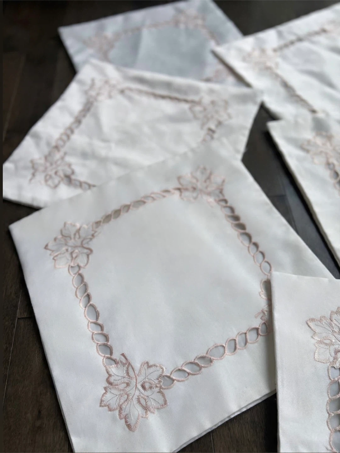 Set of 6  Embroidered Cushion Covers – 2 Zipper, 4 No Zippers - photo 5