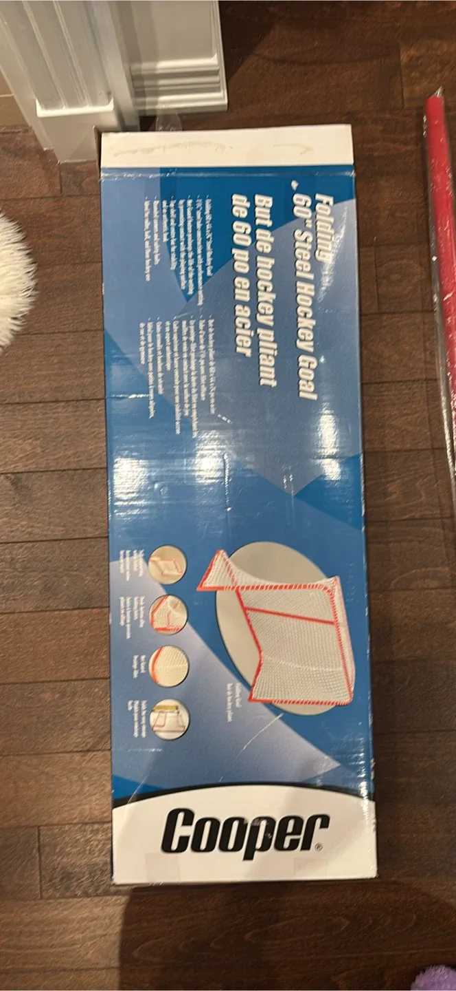 Cooper Folding 60" Steel Hockey Goal - New in Box!