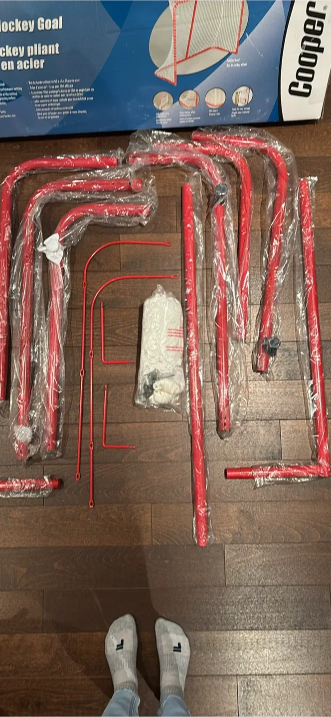 Cooper Folding 60" Steel Hockey Goal - New in Box! image indicator(6)