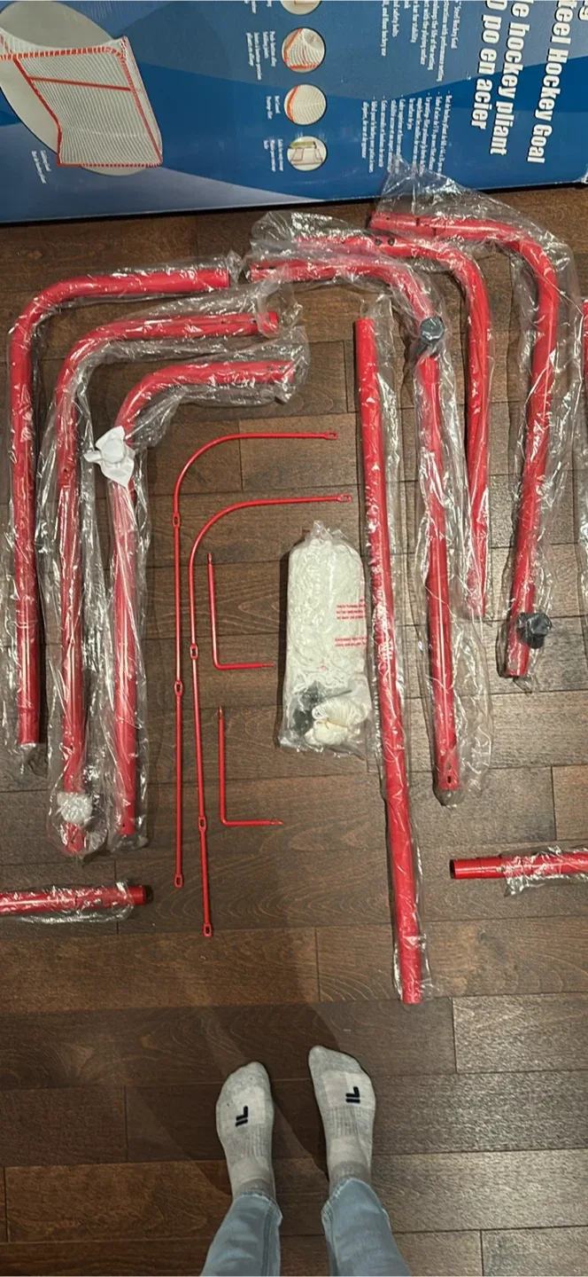 Cooper Folding 60" Steel Hockey Goal - New in Box! image indicator(4)