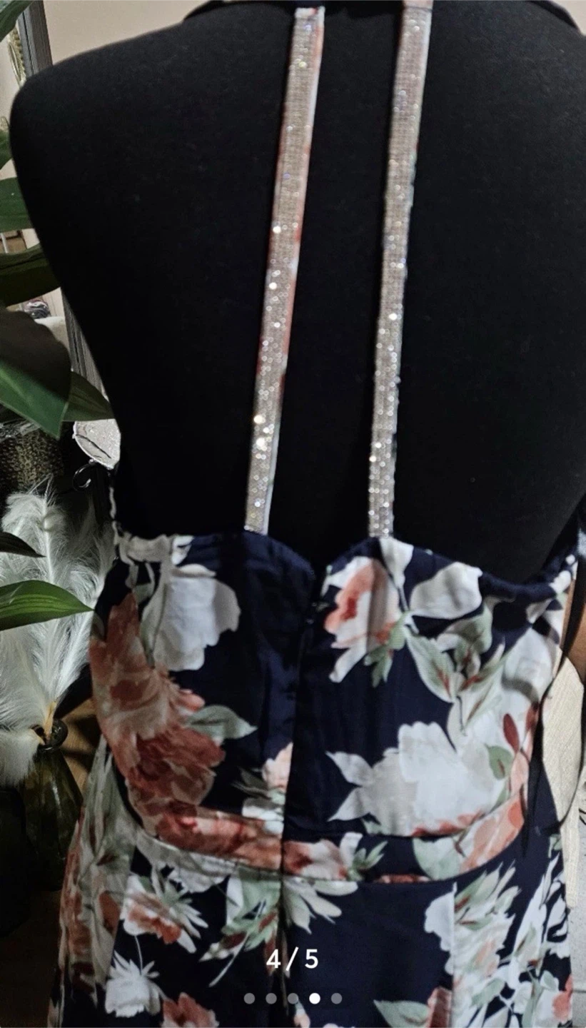Velvet Fleur Floral Dress - Size 12 - photo 4