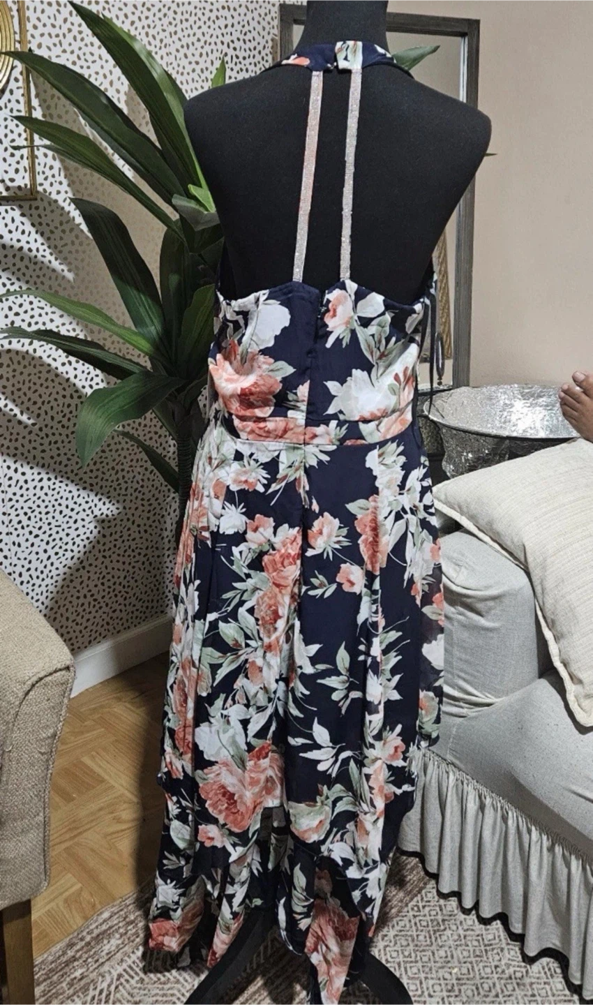 Velvet Fleur Floral Dress - Size 12 - photo 2