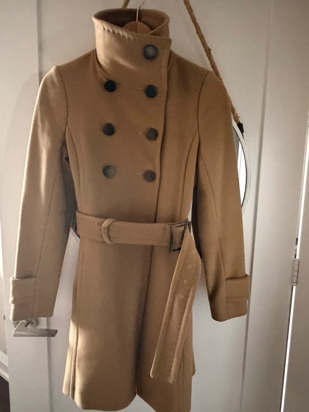 Aritzia Babaton Agency Wool Blend Coat