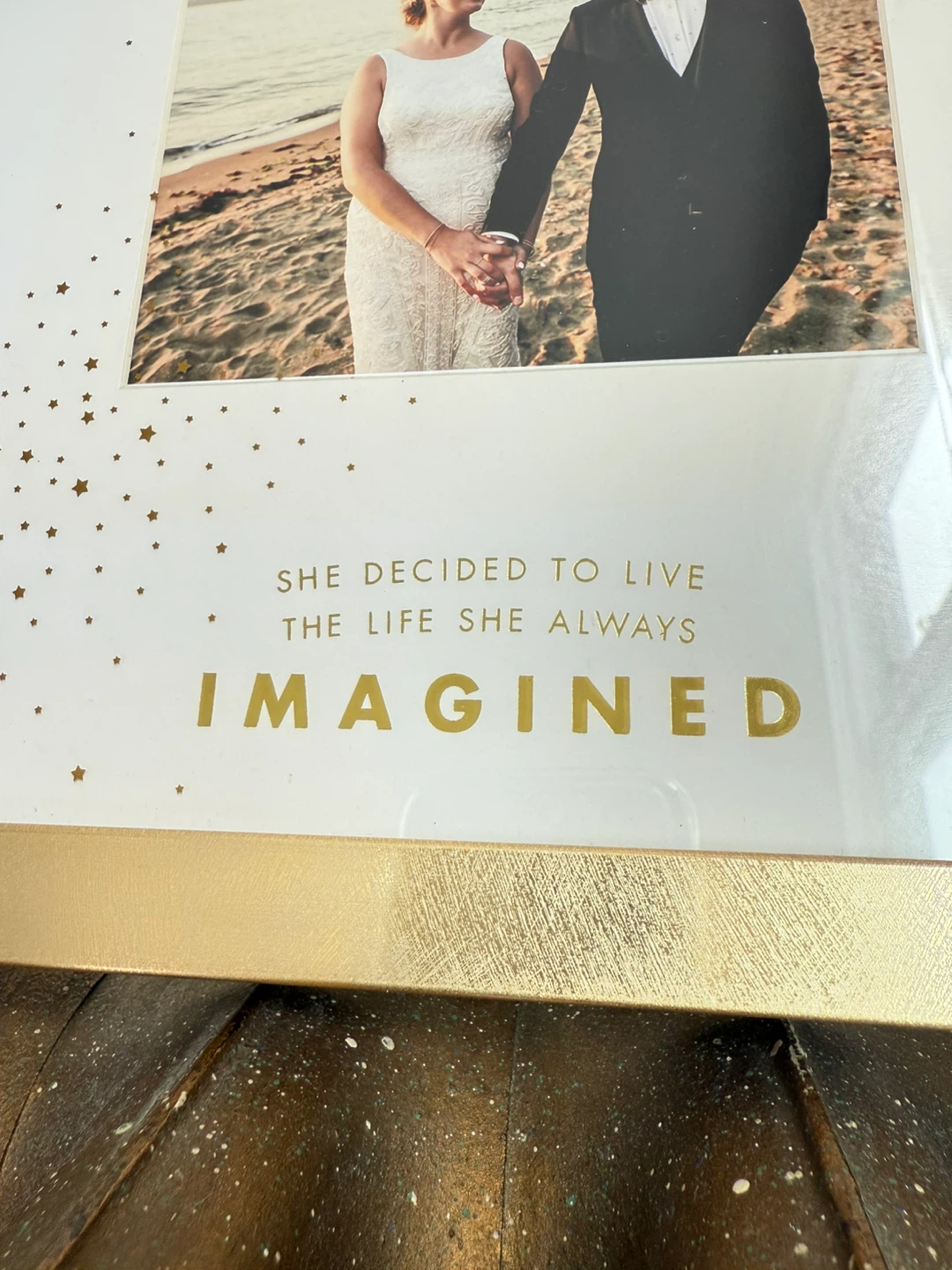 Gold Square Photo Frame - Paper Destiny - photo 5