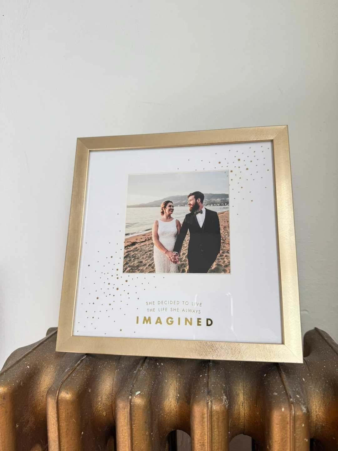 Gold Square Photo Frame - Paper Destiny