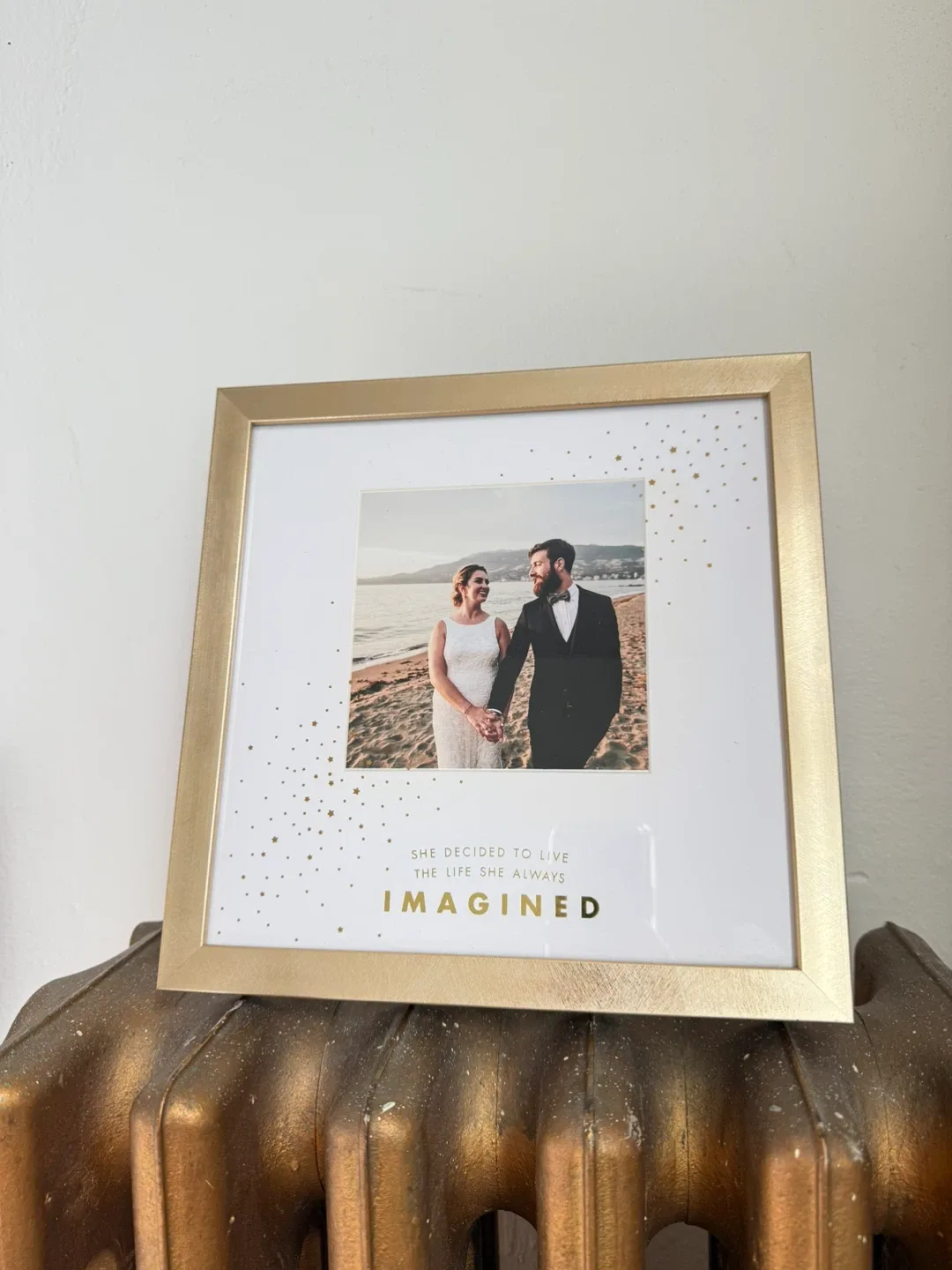 Gold Square Photo Frame - Paper Destiny