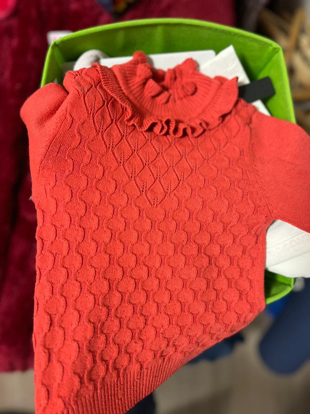 Red Knit Sweater