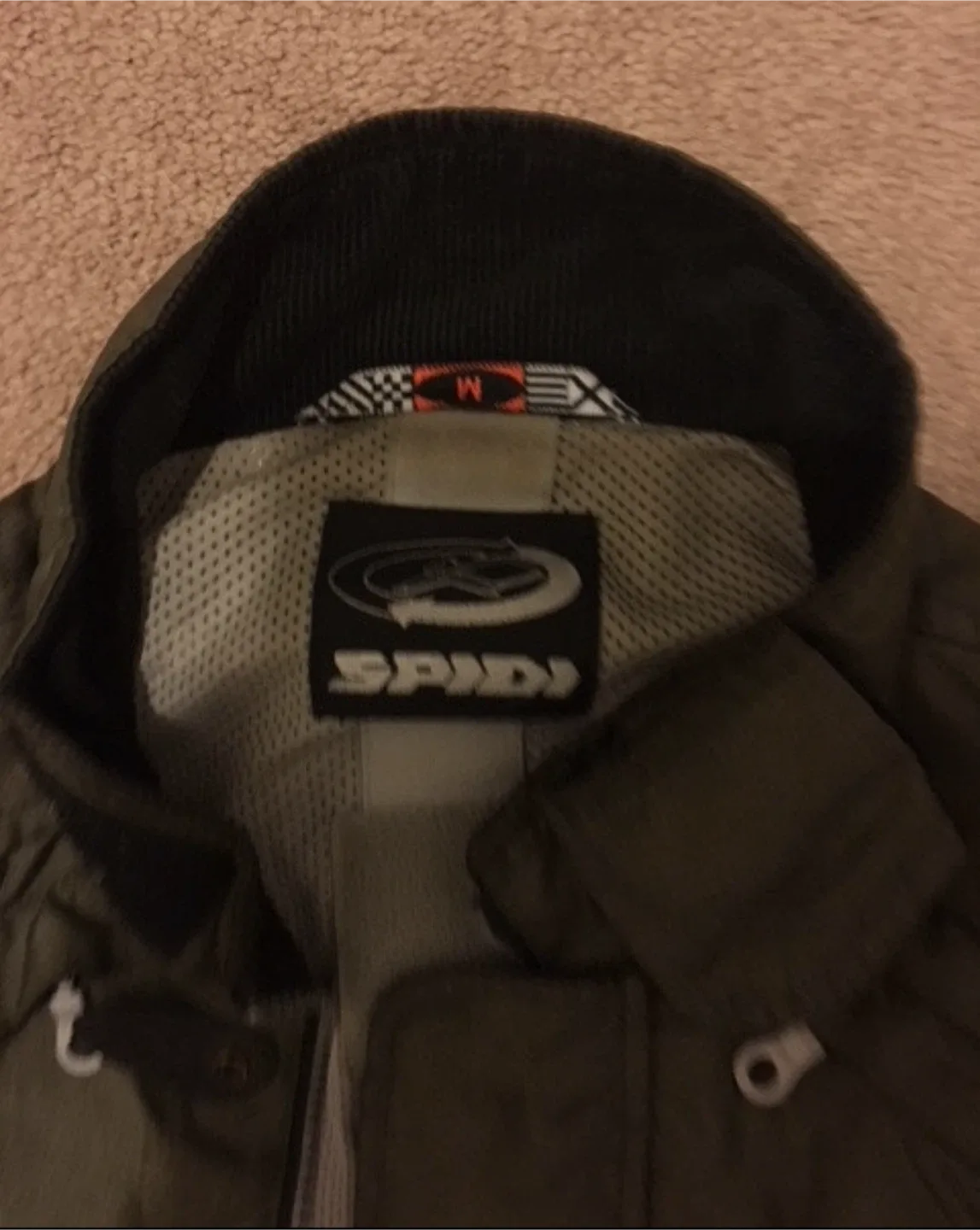 Spidi Motorcycle Jacket with removable liner- Olive Green image indicator(2)