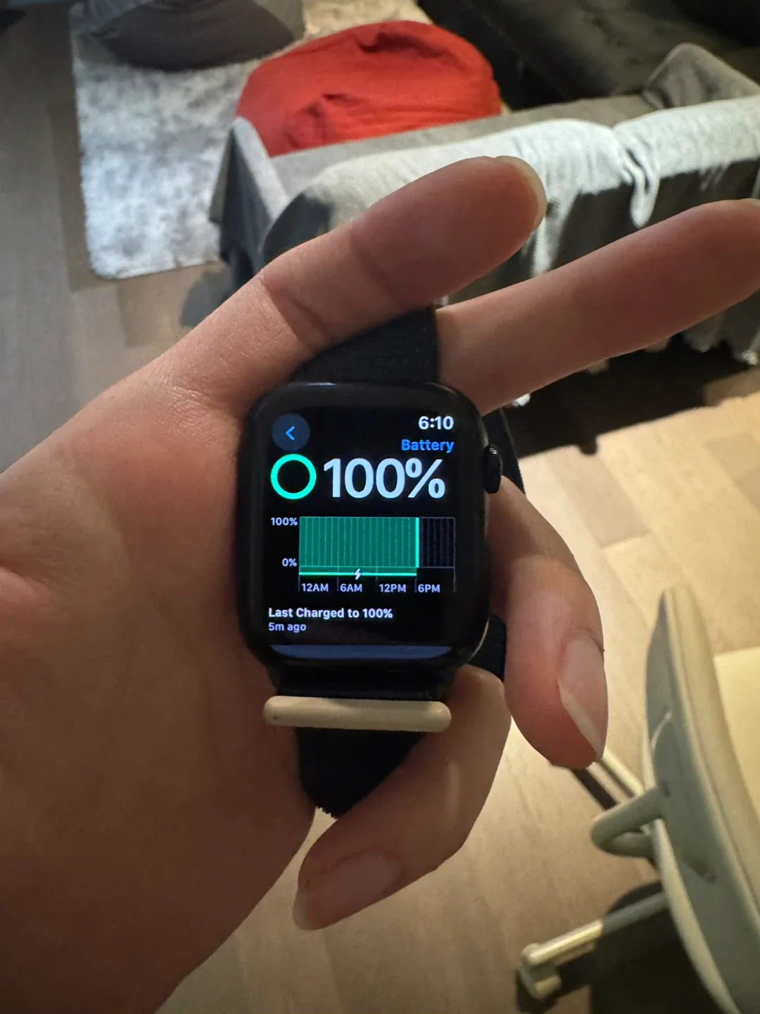 Apple Watch Series 9 (GPS) 45mm 100% battery health