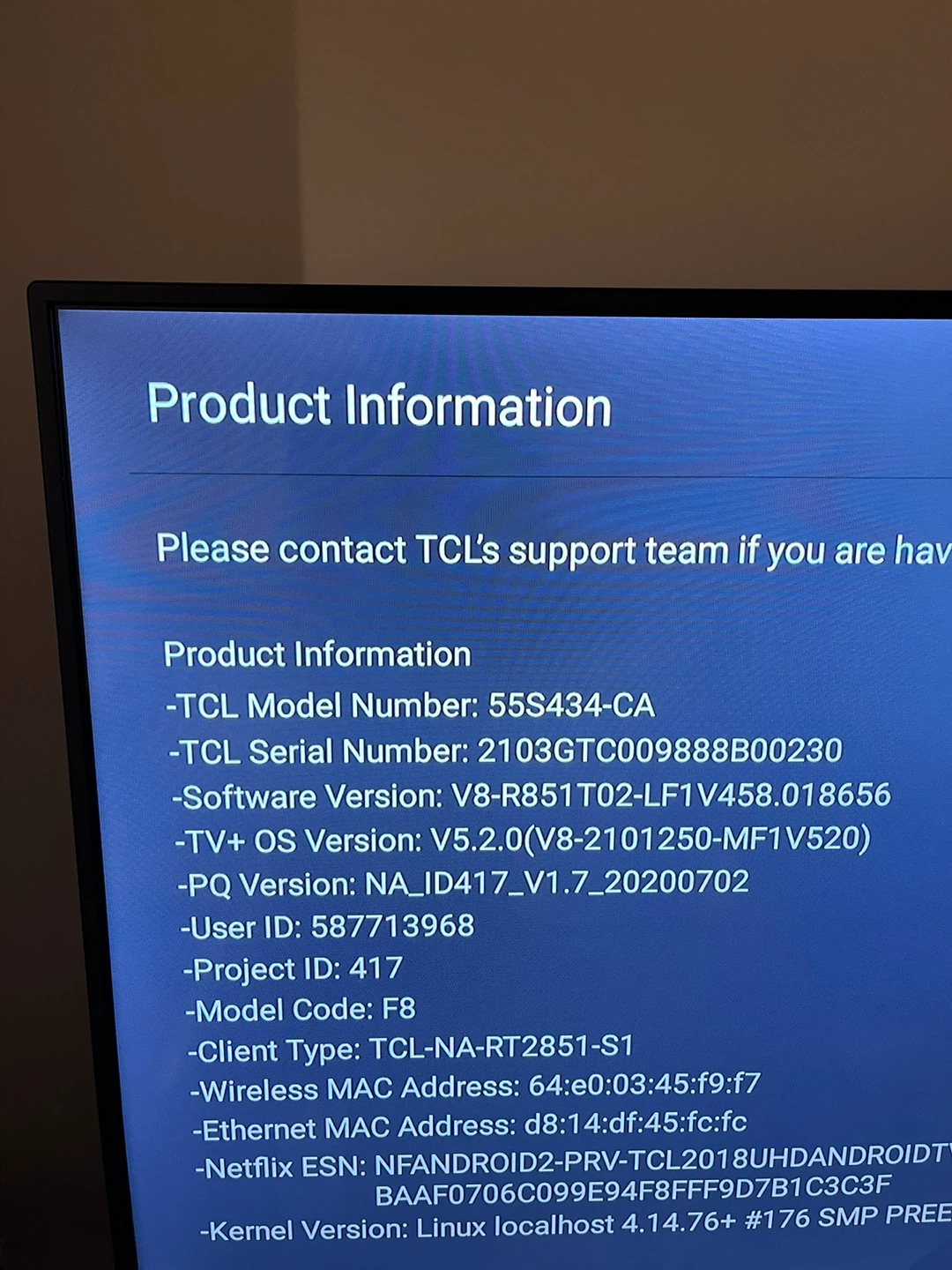 TCL 55” TV - photo 4