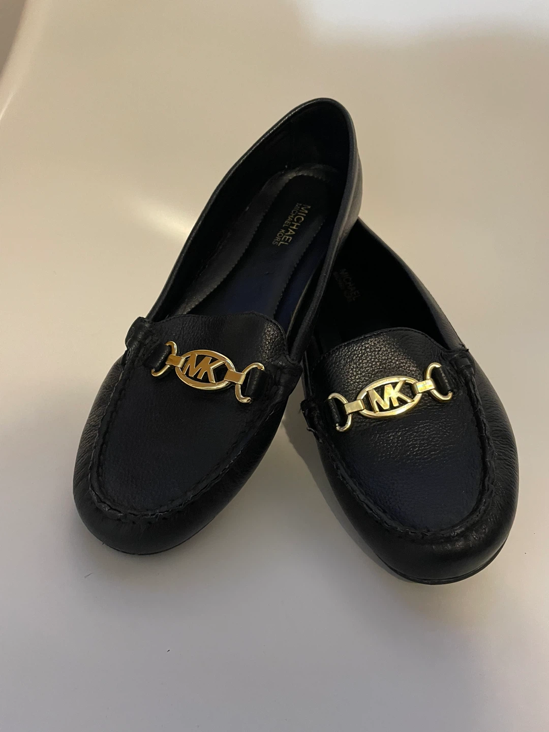 Michael Kors Black Leather Loafers - Size 7M - photo 3
