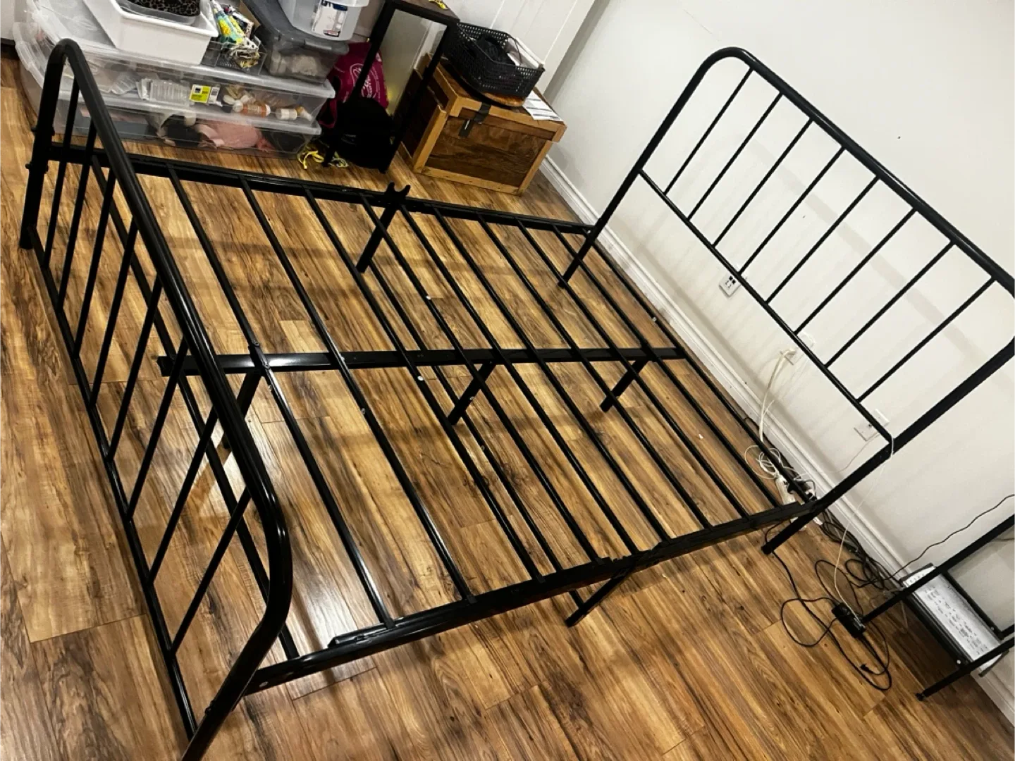 Black Metal Bed Frame