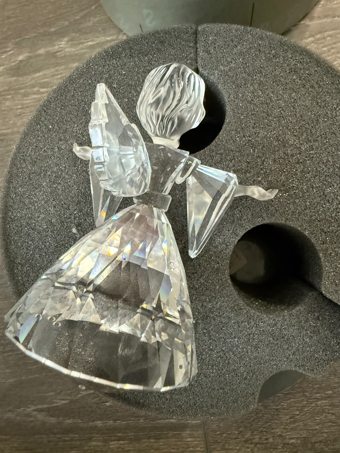Swarovski Silver Crystal Angel Figurine - photo 3