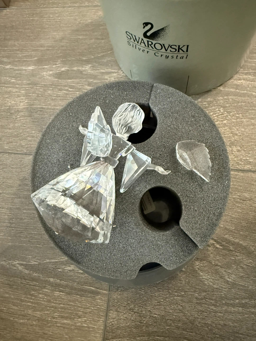 Swarovski Silver Crystal Angel Figurine - photo 4