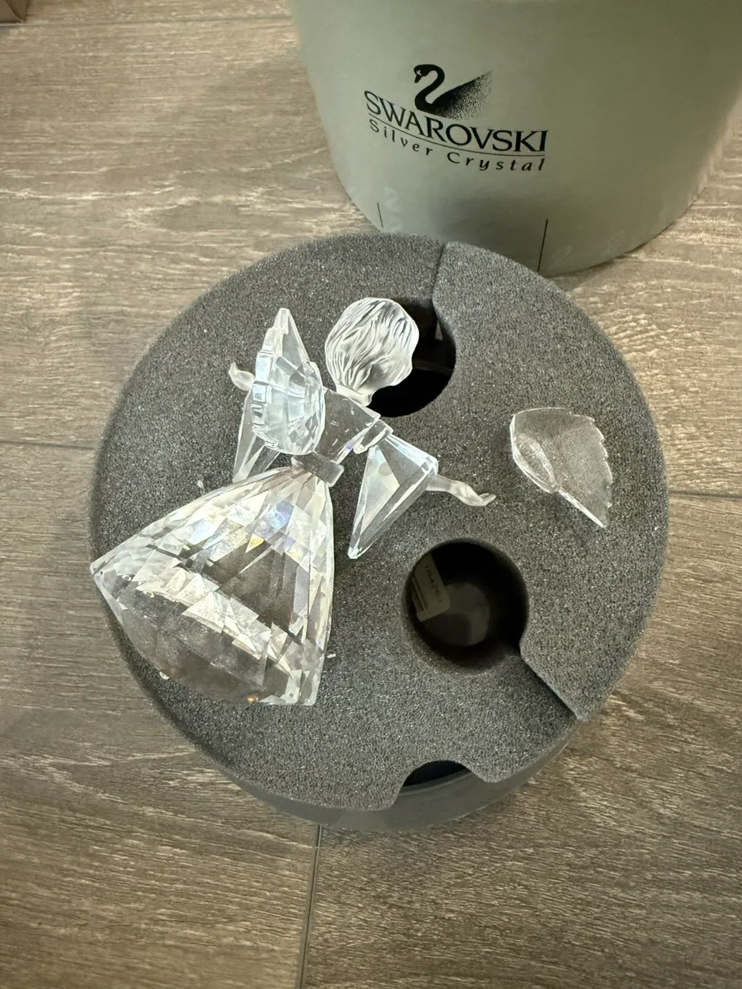 Swarovski Silver Crystal Angel Figurine image indicator(4)