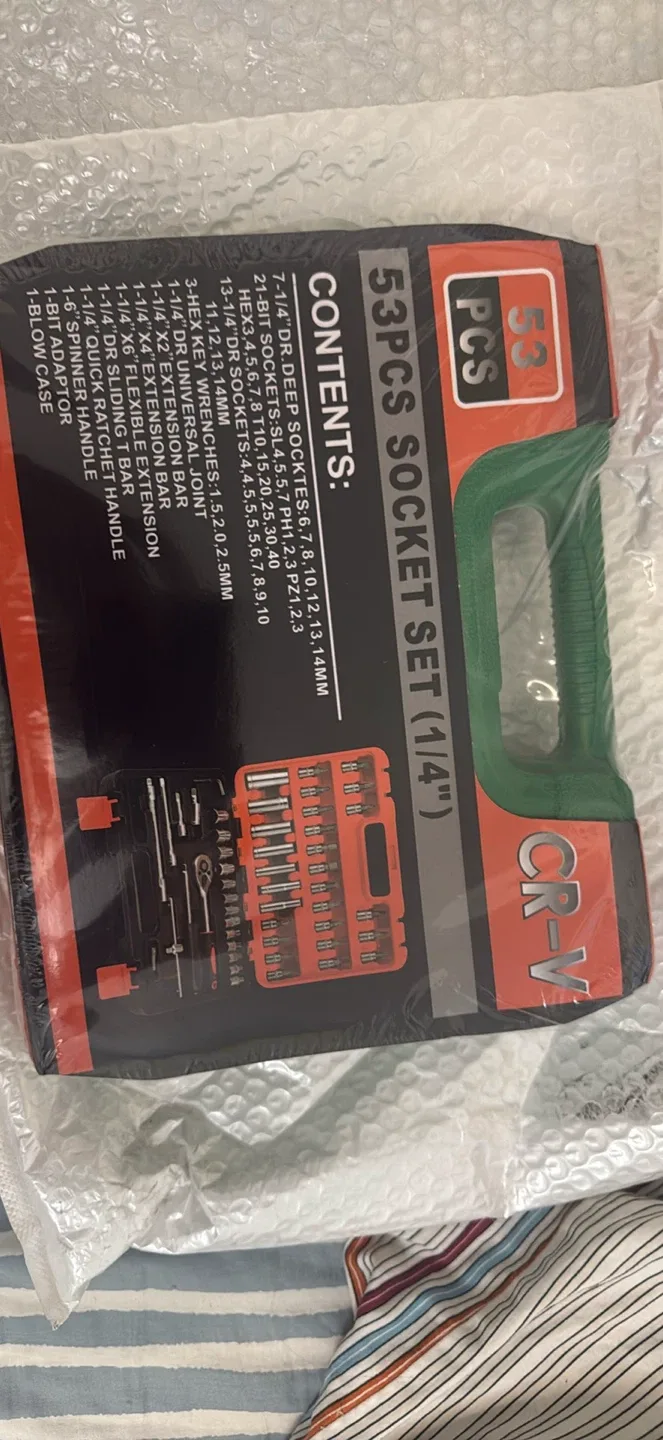 New 53 PCS Socket Set (1/4")