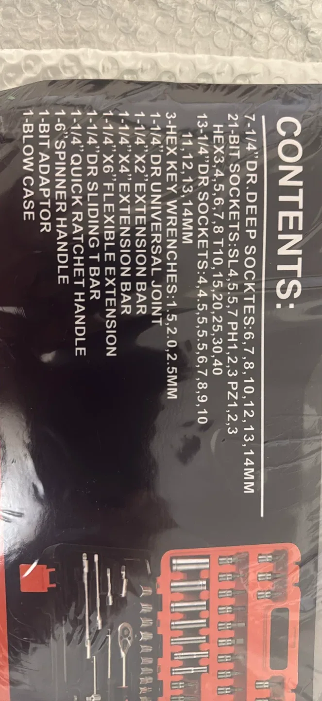 New 53 PCS Socket Set (1/4") image indicator(3)