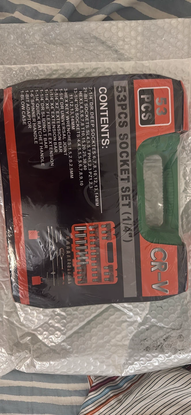 New 53 PCS Socket Set (1/4") - photo 2