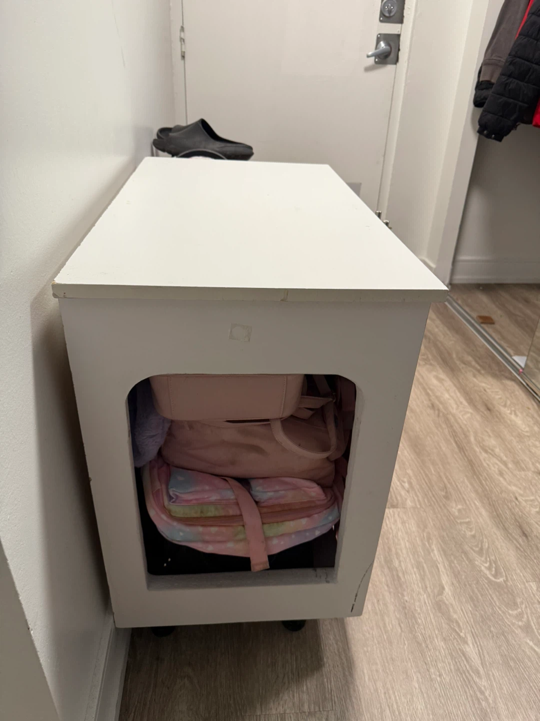 White Storage Cabinet - photo 2