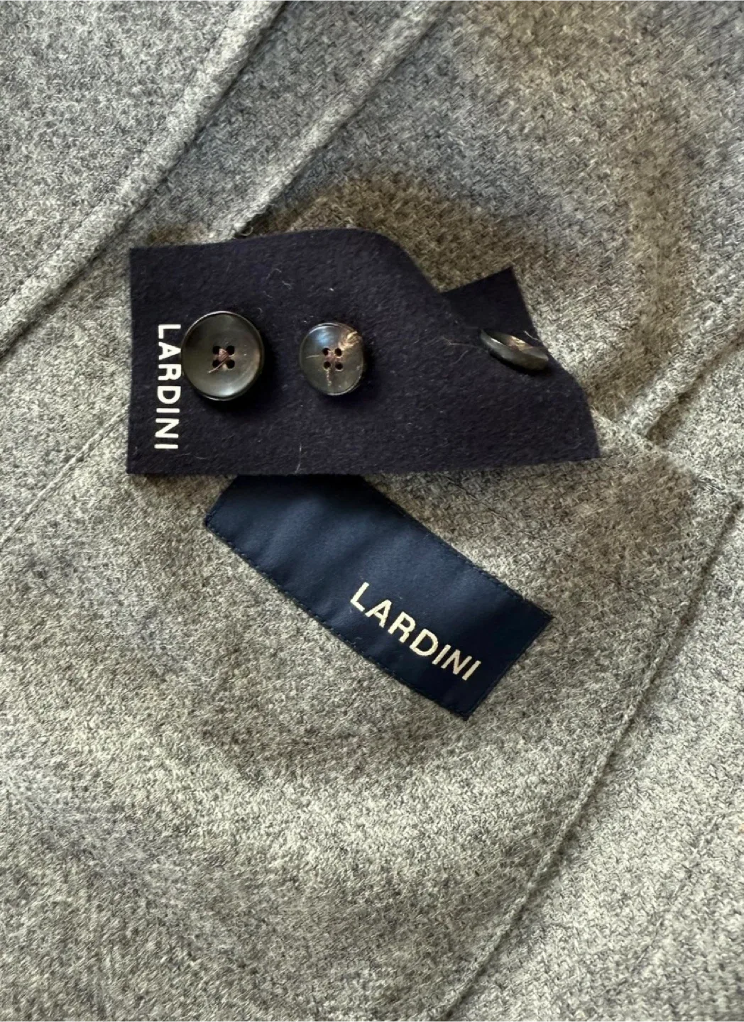 Italy Lardini Wool Blazer - Size 52 - Grey image indicator(2)