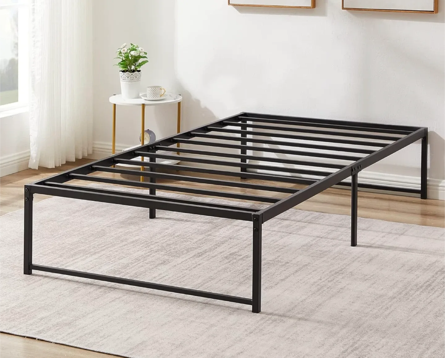 VECELO 14" Metal Platform Bed Frame image indicator(6)