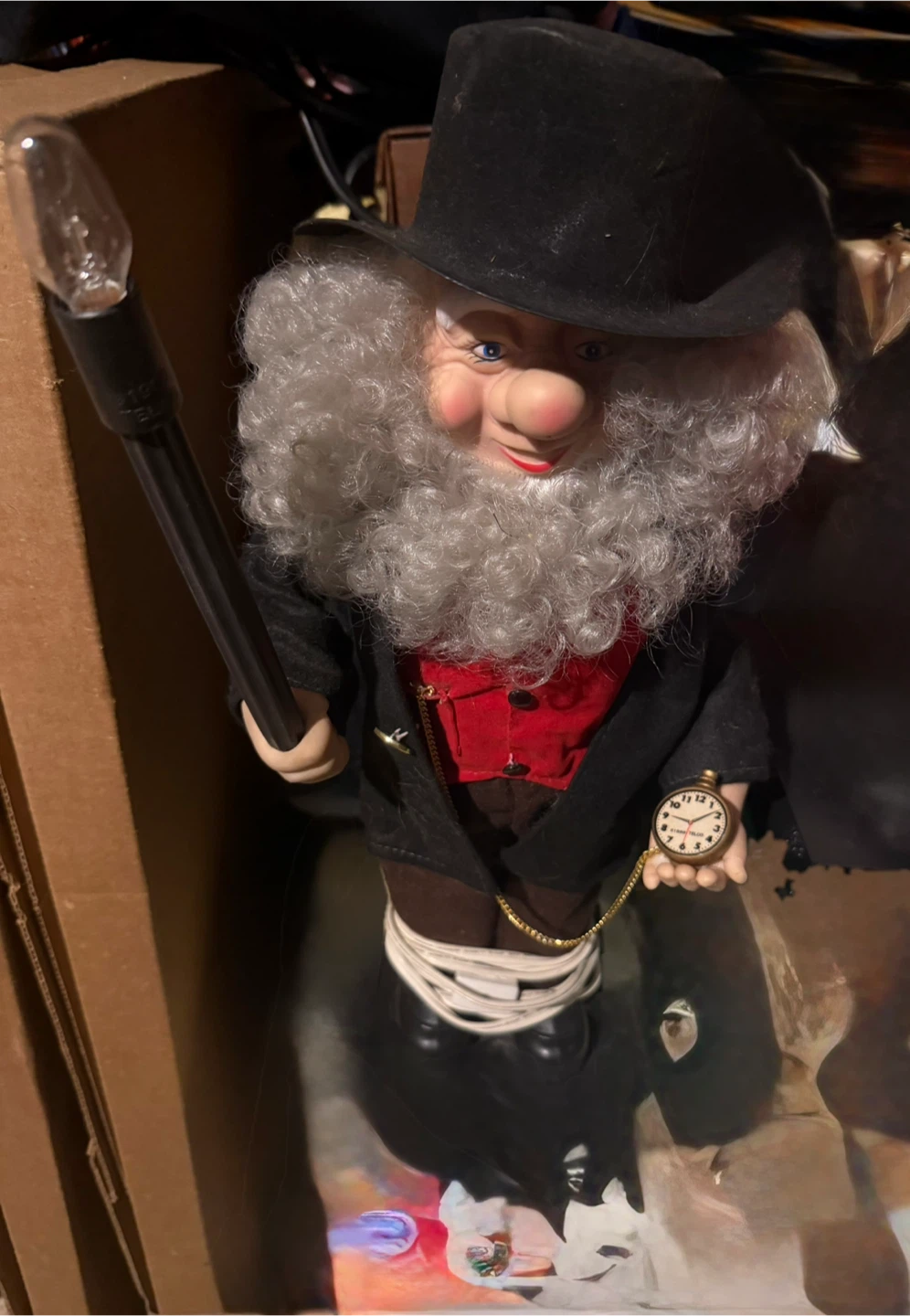 Vintage Animated Christmas Figure