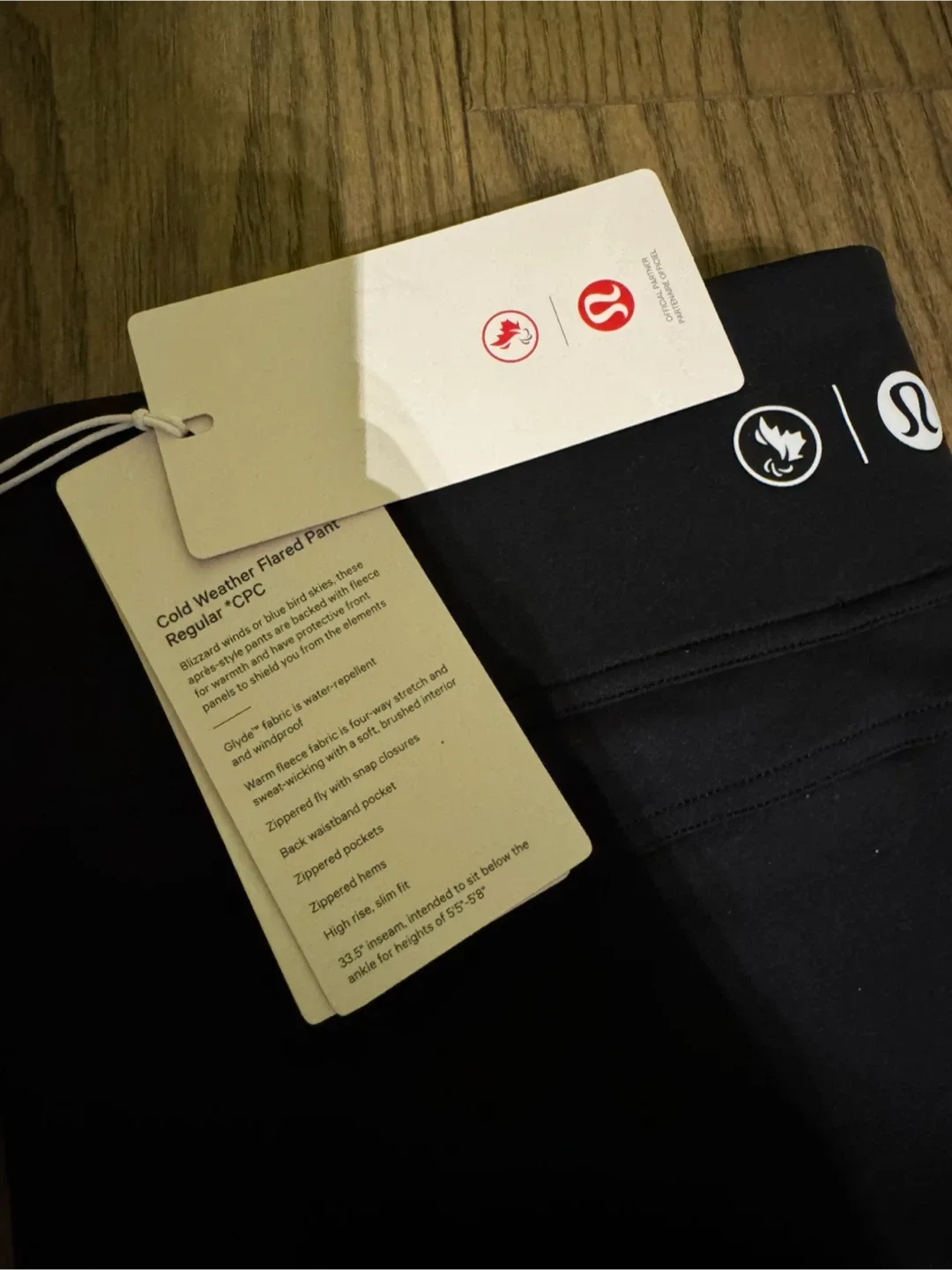 Lululemon Cold Weather Flared Pant 8- BRAND NEW image indicator(2)