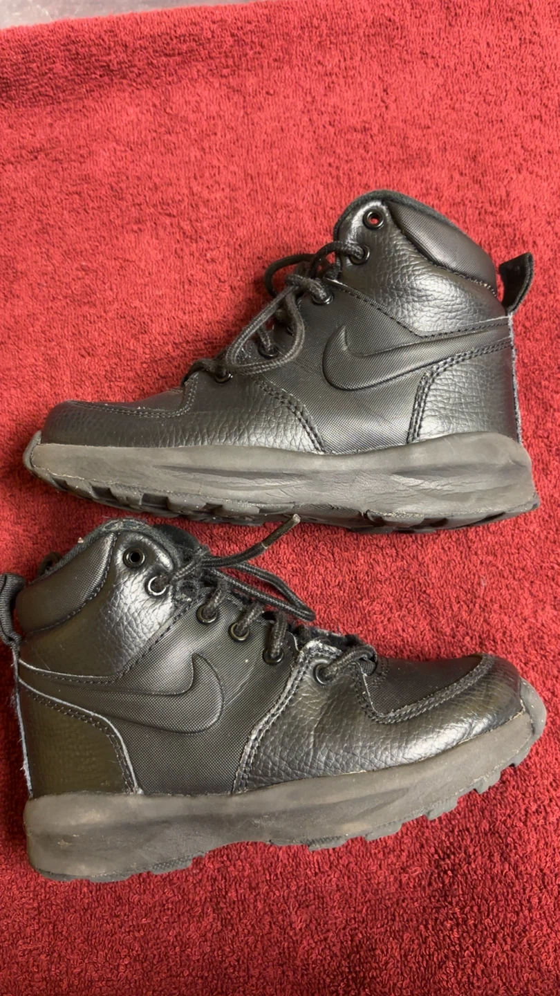 Nike Black Leather Boots