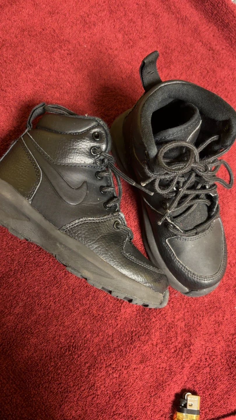 Nike Black Leather Boots - photo 2