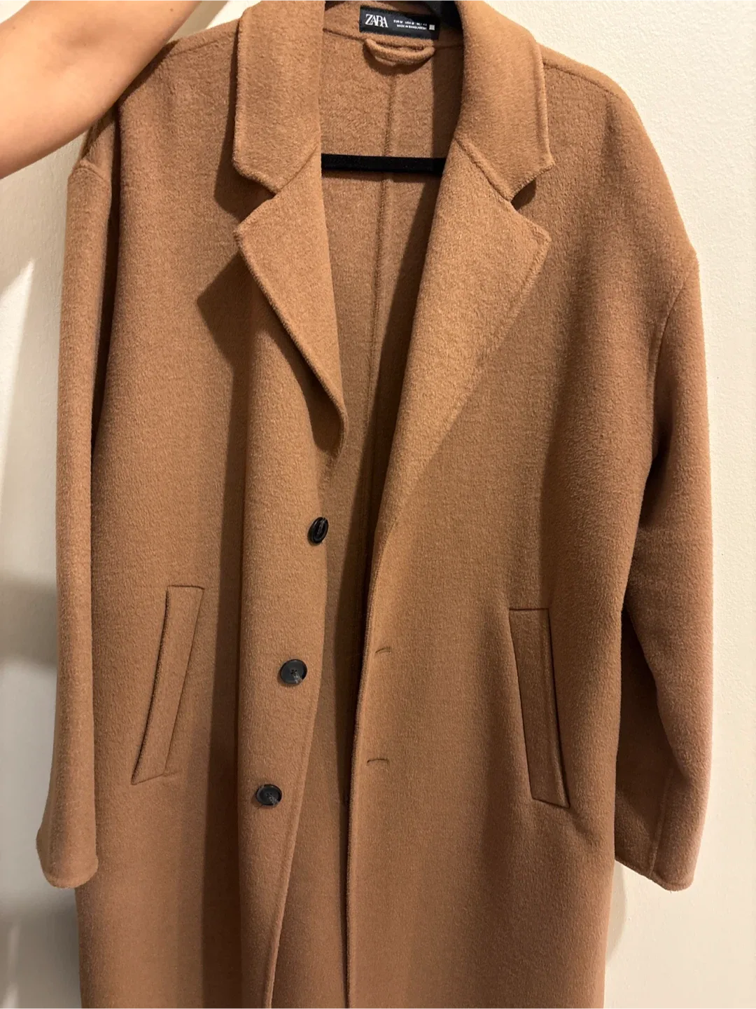 Zara Wool Blend Coat - Size M image indicator(3)