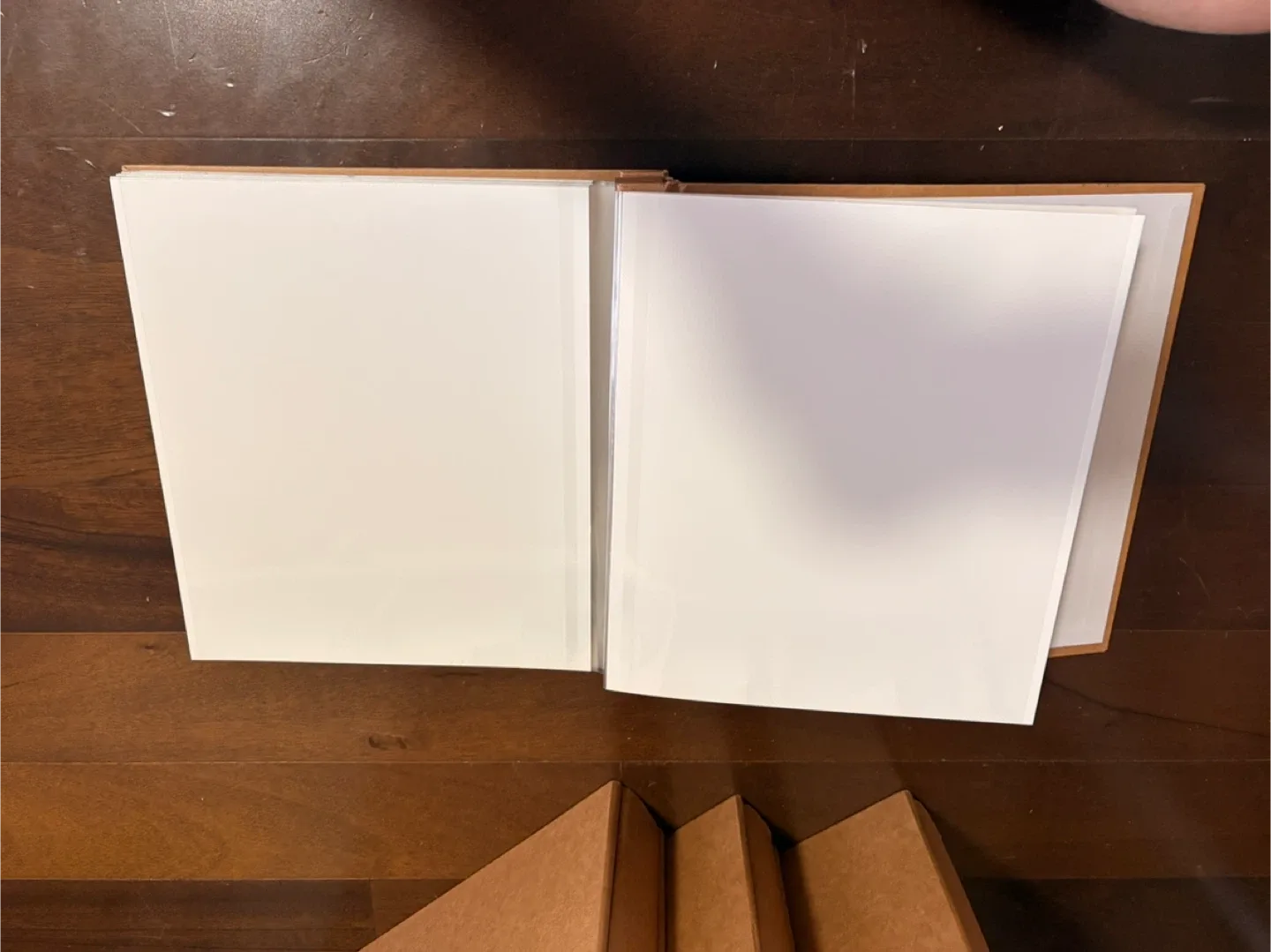 Brown Scrapbook Photo Albums - Set of 4