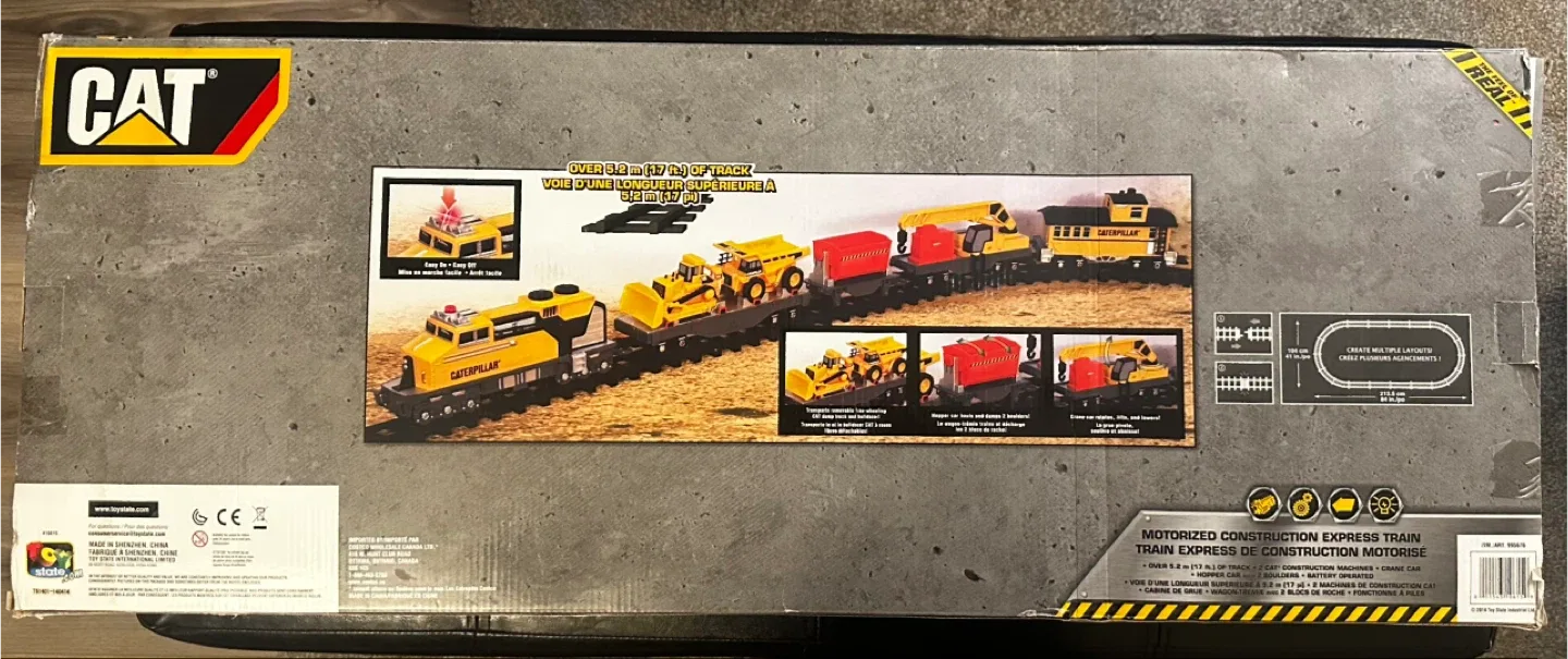 CAT Motorized Construction Express Train Set image indicator(2)