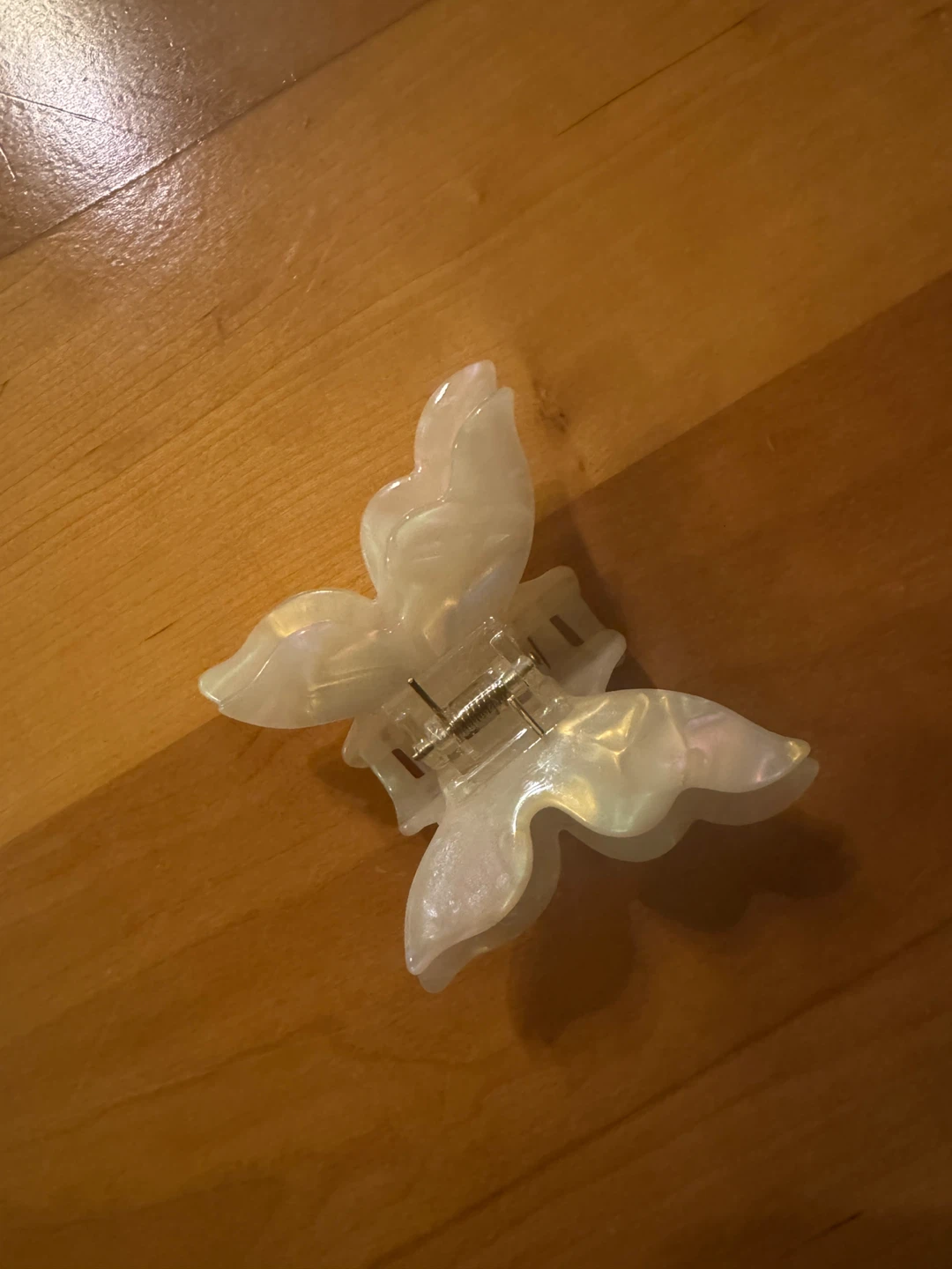 Butterfly Hair Claw Clip - White