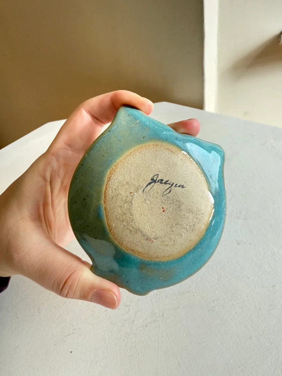 Ceramic Owl Trinket Dish image indicator(3)