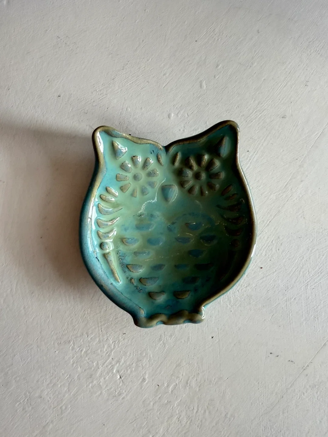 Ceramic Owl Trinket Dish image indicator(2)