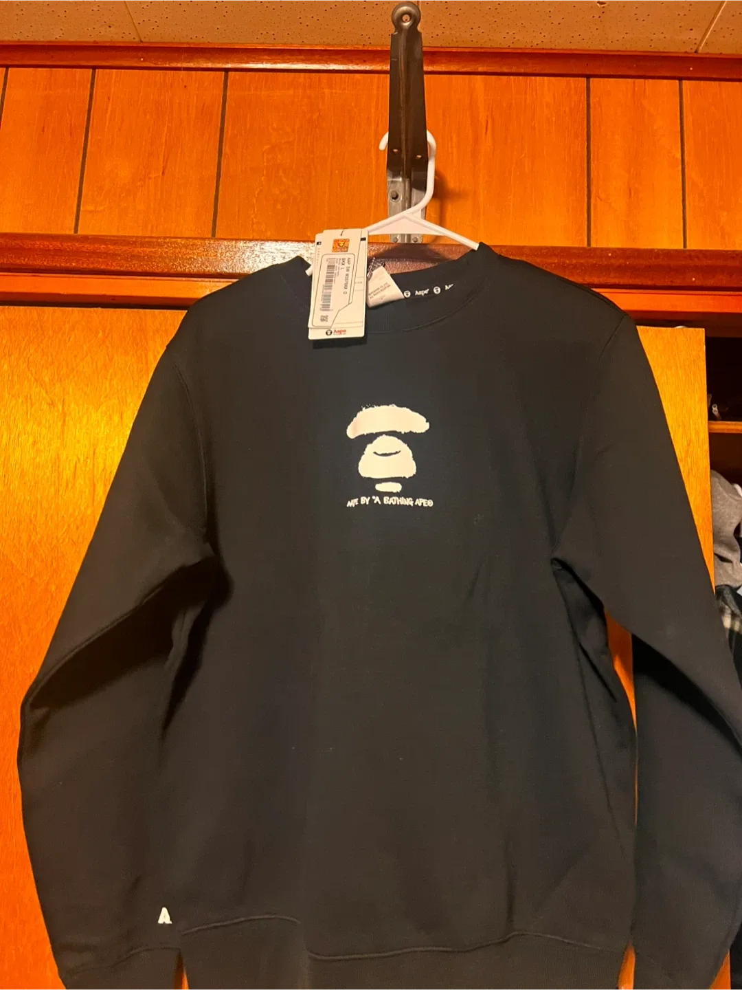 AAPE by A Bathing Ape Black Sweatshirt