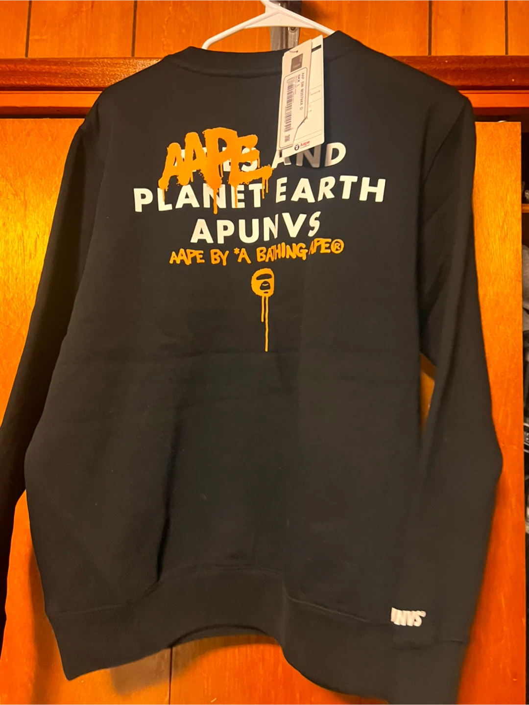 AAPE by A Bathing Ape Black Sweatshirt - photo 2