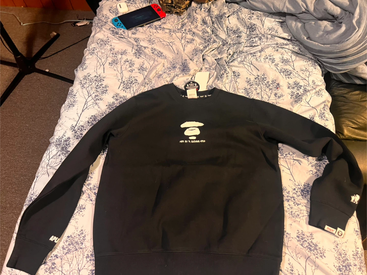 AAPE by A Bathing Ape Black Sweatshirt - photo 3