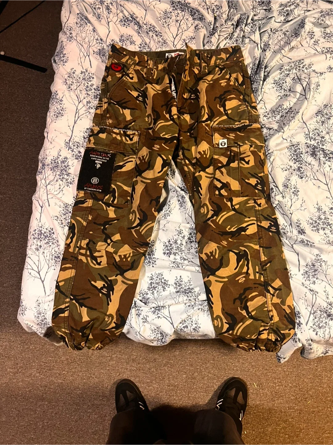 BAPE Camo Cargo Pants image indicator(2)