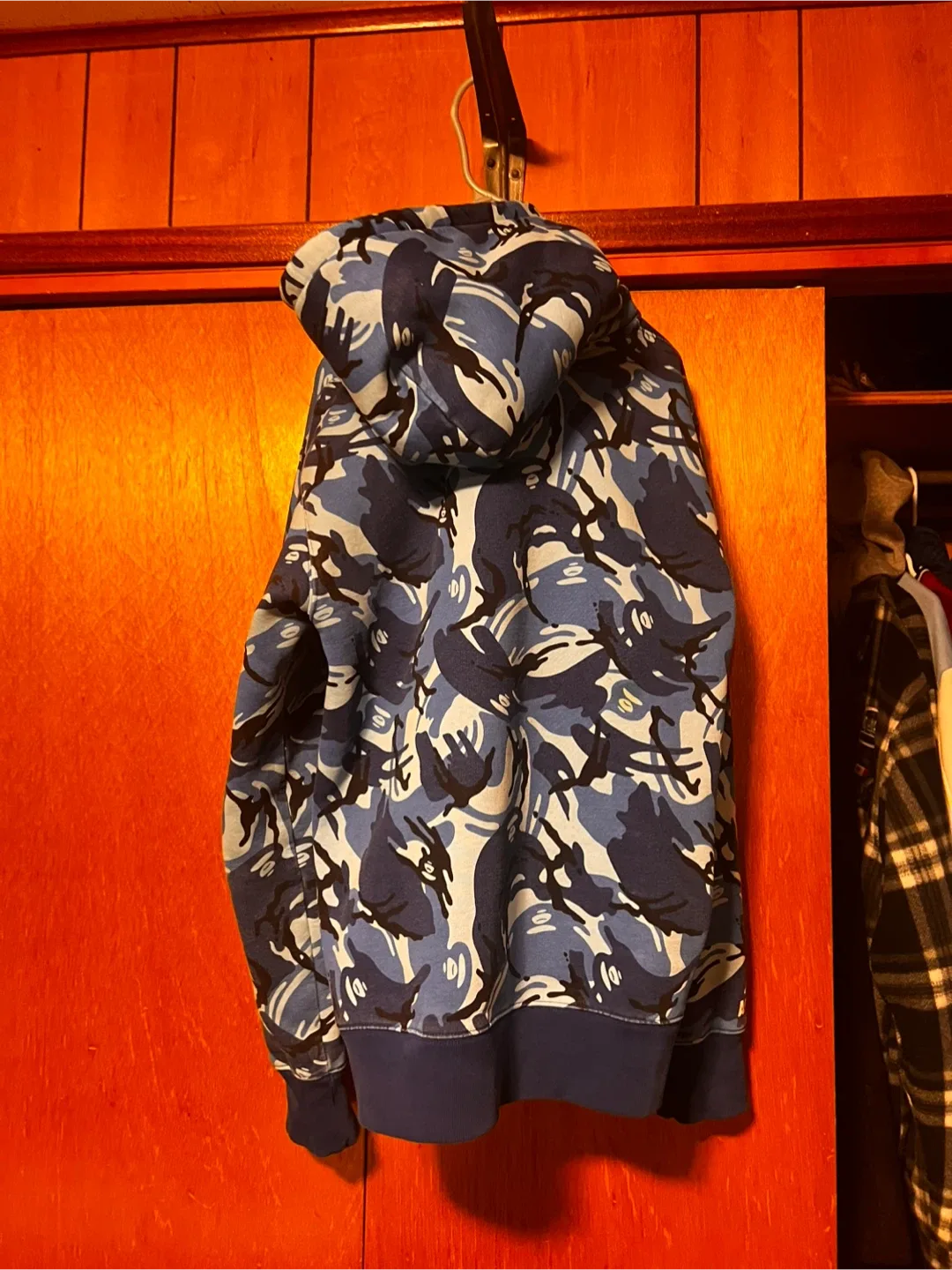 BAPE Blue Camo Hoodie image indicator(2)