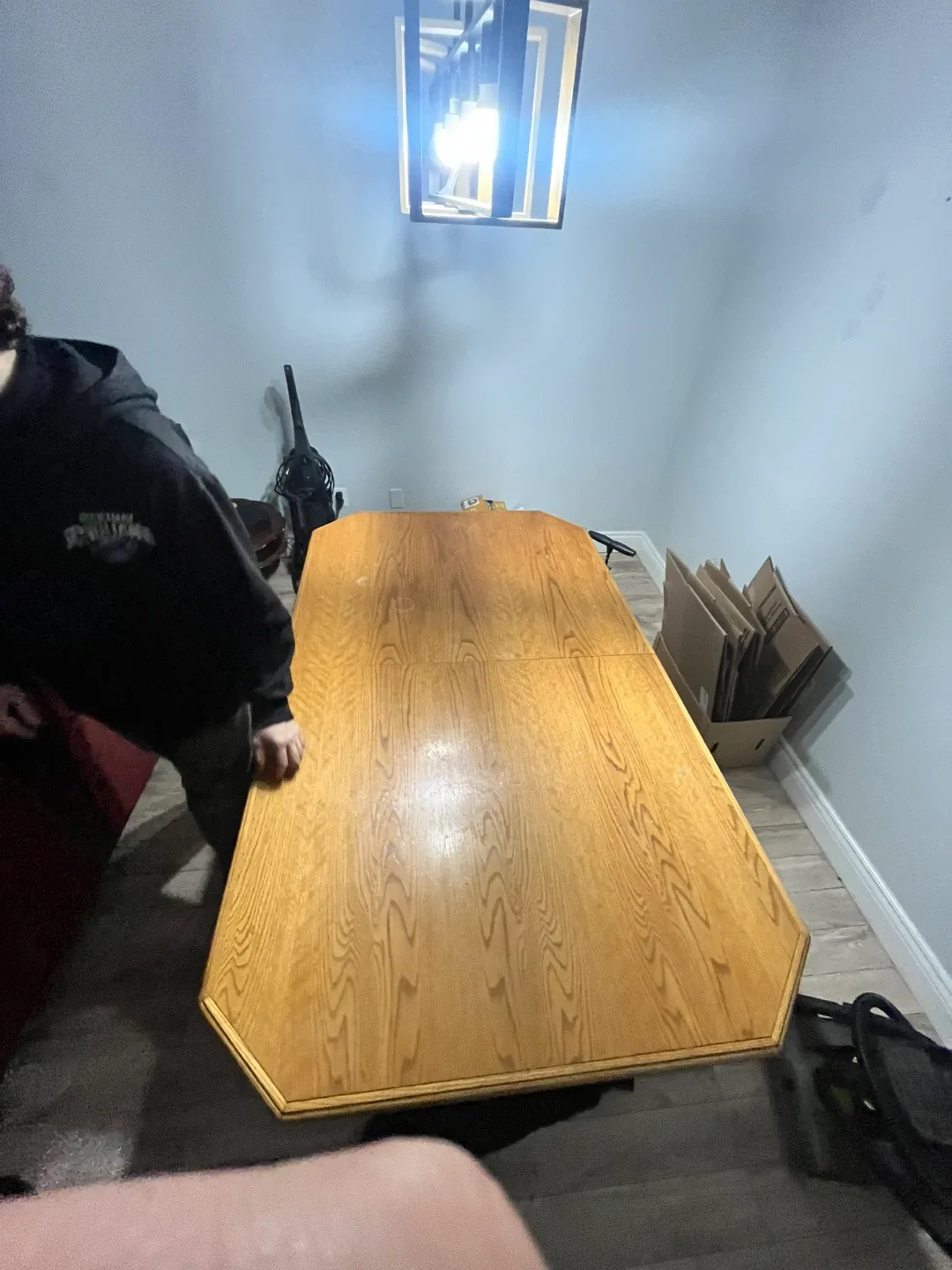 Extendable Wooden Dining Table image indicator(2)