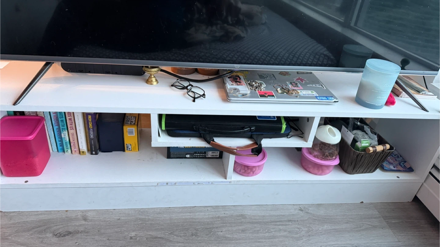 White TV Stand