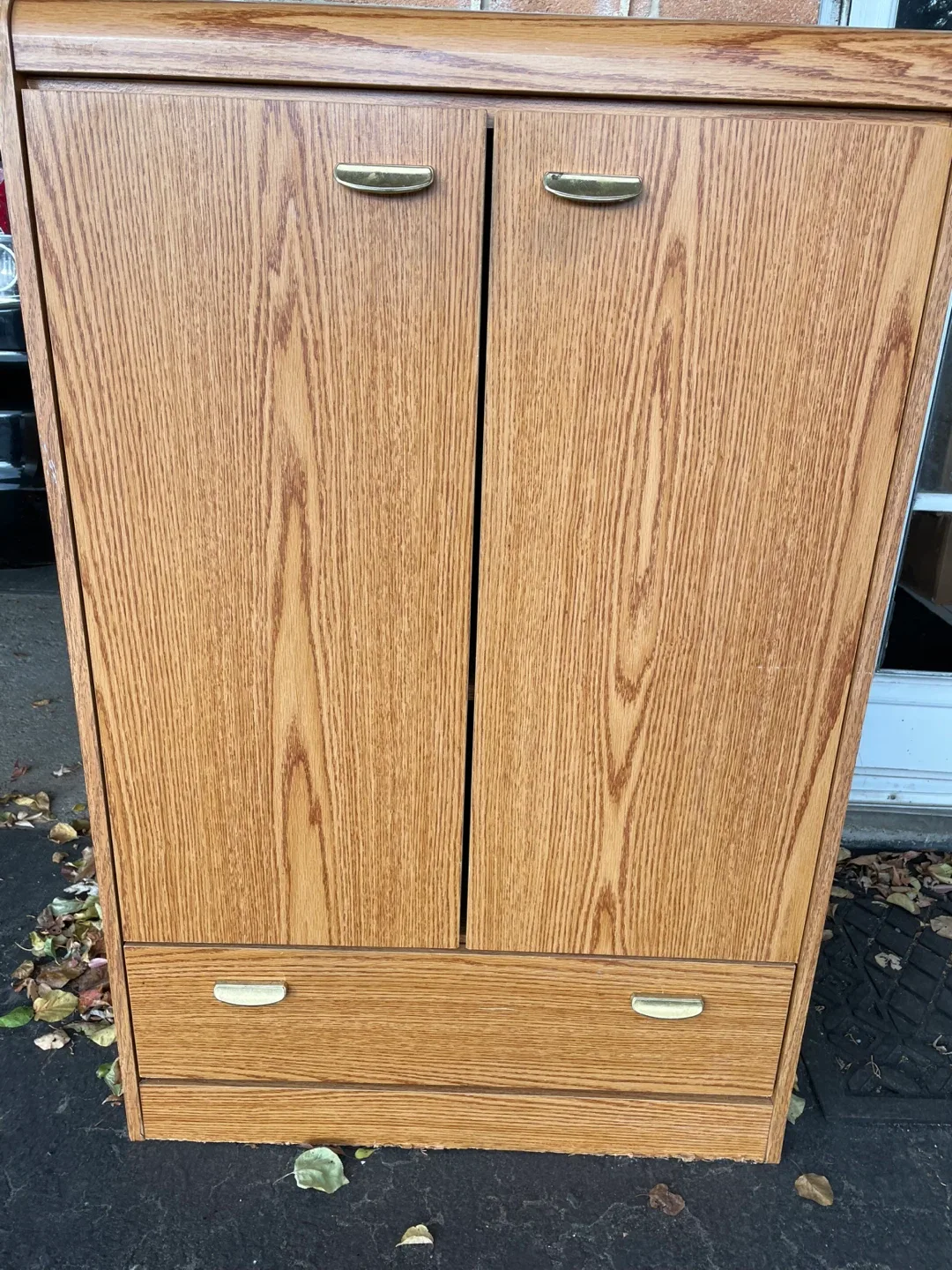 Oak Wardrobe Cabinet