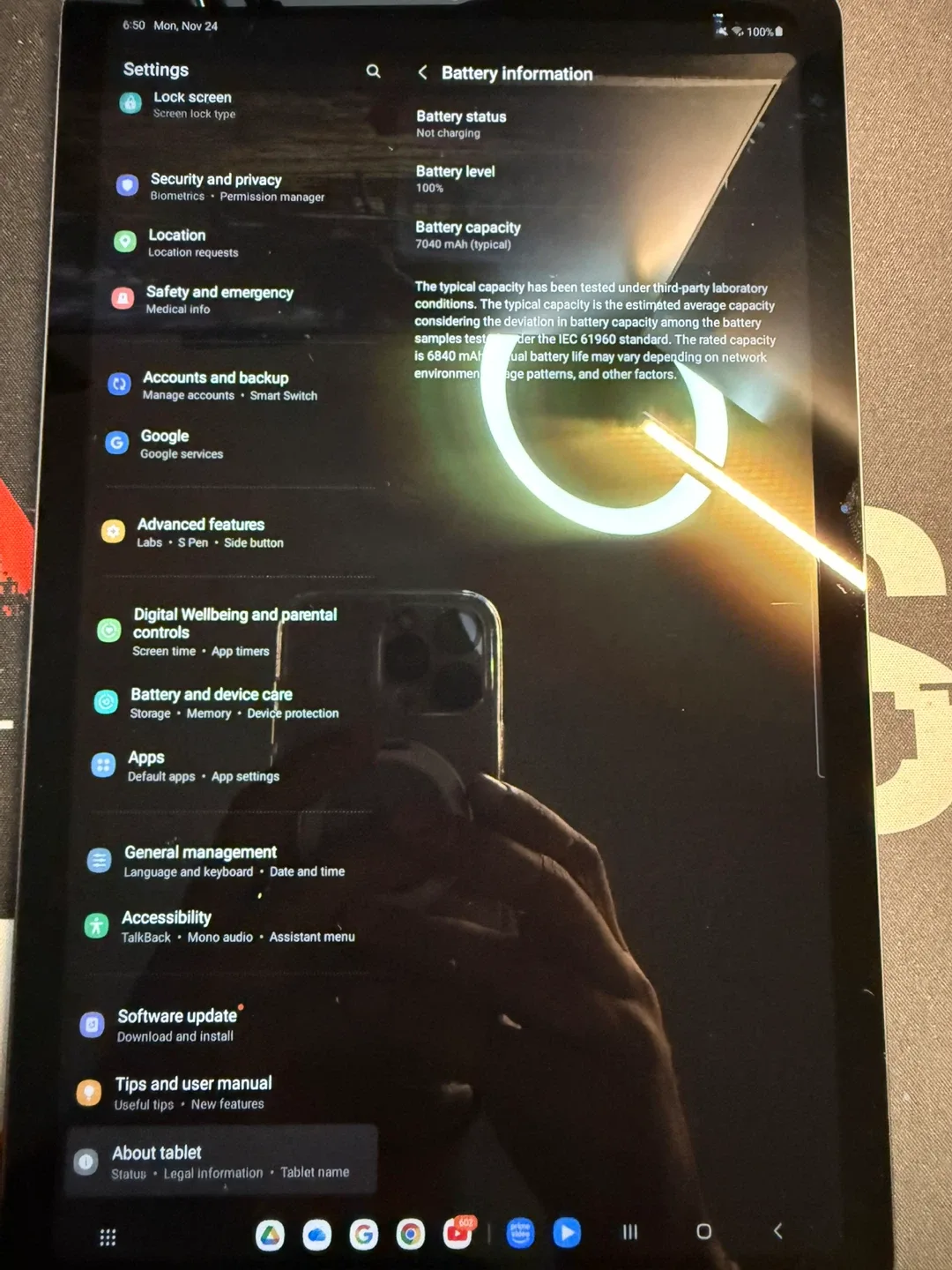 Samsung Galaxy Tab S6 Lite - Grey - 128gb image indicator(3)