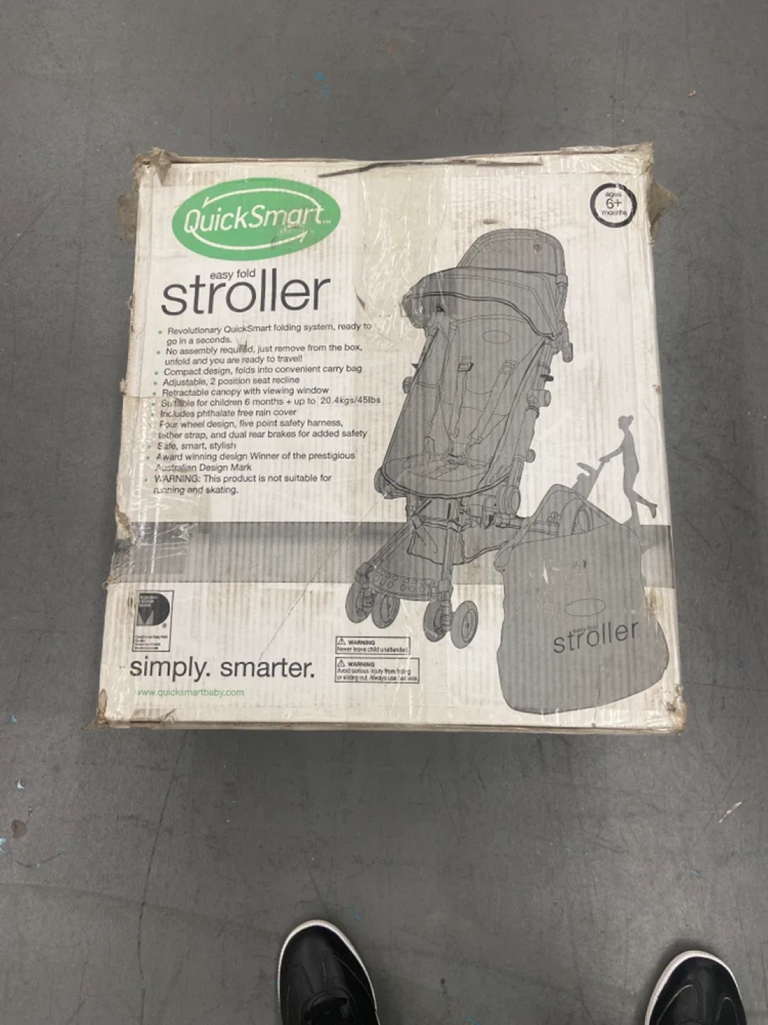 QuickSmart Easy Fold Stroller (6+ Months)